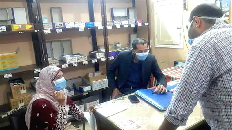 إحالة مدير الإدارة الصحية بالخارجة للتحقيق خلال جولة مفاجئة بالأمس.صور