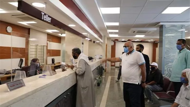 الزملّوط يشيد باجراءات بنك مصر الإحترازية بالوادى الجديد