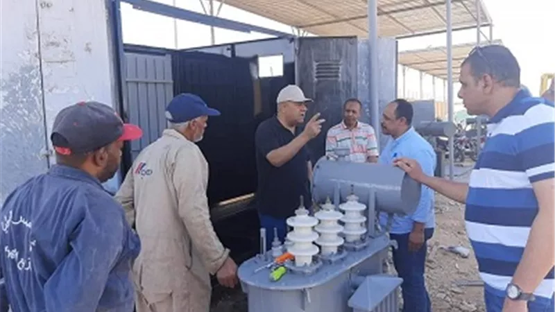 أبو وردة فى جولة على قطاع توزيع كهرباء الأقصر
