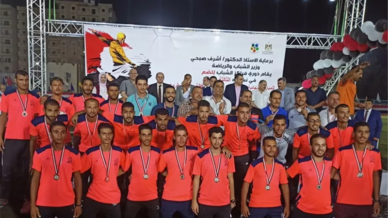 منتخب البحيرة بطل الجمهورية لدورى الصم لكرة القدم