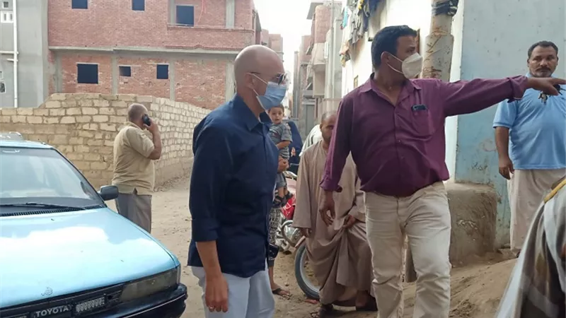 وكيل وزارة الصحة يتابع أعمال الصيانة بشبكة المياه بالقضاة ويطمئن بنفسه من صلاحيتها