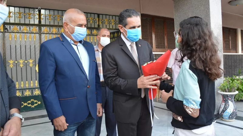 محافظ الغربية يشهد مراسم انظلاق الشعلة الأولمبية لأولمبياد الطفل المصرى٢٠٢٠