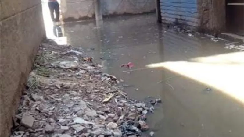 القبيبه فرشوط تغرق بمياه الصرف