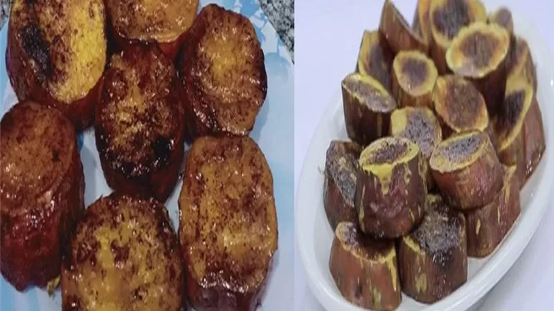 بطاطا مكرملة بالقرفة والسكر وألذ فطار