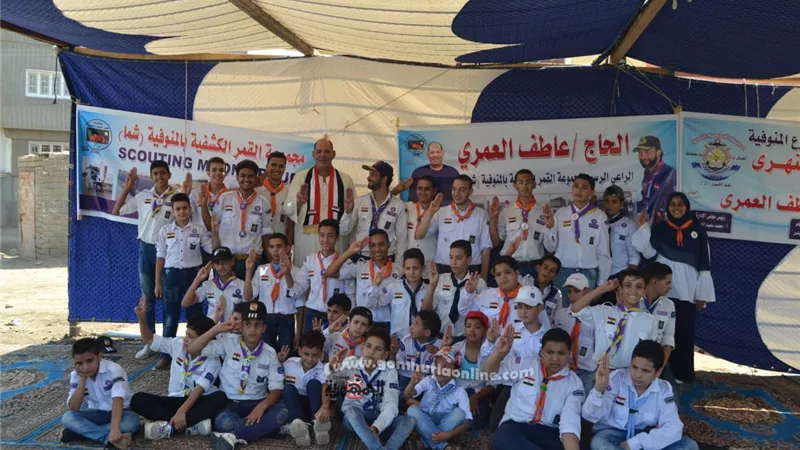 قرية شما تستضيف مهرجان المنوفية النهري للكشافة.. صور