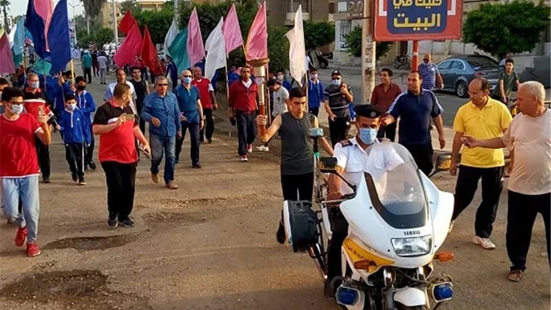 انطلاق مراسم تسليم شعلة أولمبياد الطفل المصري النسخه الثانيه بمحافظة كفر الشيخ