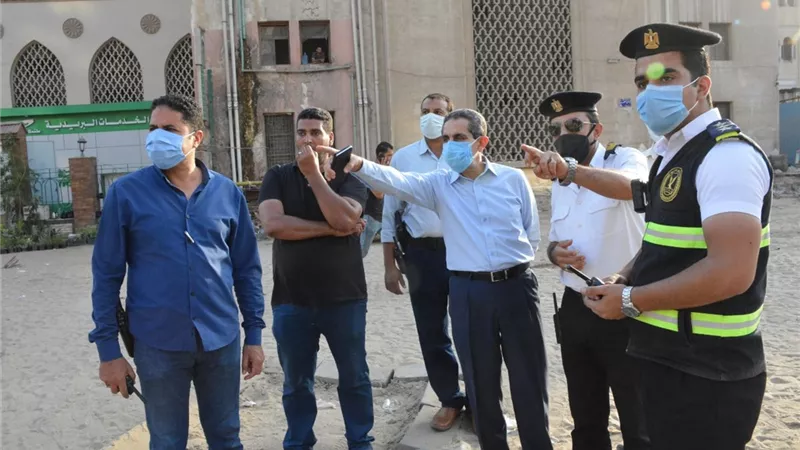 محافظ الغربية في جولة مسائية يتفقد ميدان المحطة بطنطا والمنطقة الصناعية بالمحلة