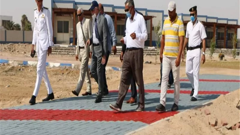 فودة يوجه بسرعة تطوير شاطىء الفيروز بطور سيناء