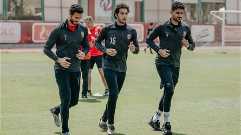 تدريبات منفردة لحراس الاهلى الثلاثة استعدادا لحرس الحدود