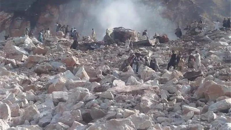 17 قتيلا اثر انهيار محجر للرخام فى باكستان بسبب المتفجرات