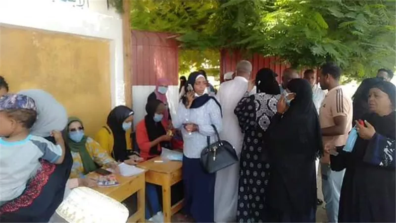 أبناء النوبة يتوافدون للإدلاء بأصواتهم في جولة الإعادة بإنتخابات الشيوخ 2020 .صور