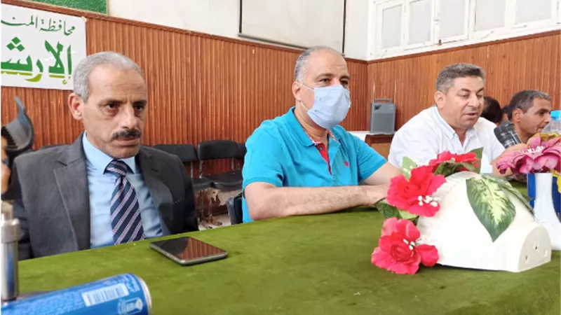 مسئولو الزراعة في قنا والواحات البحرية لتوعية المزارعين بأهمية التحول لنظم الري الحديثة