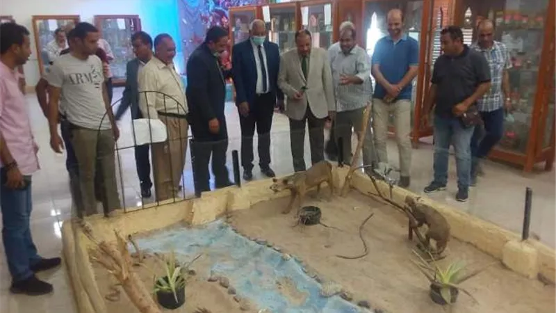 نائب رئيس جامعة الأزهر يتفقد وحدة الإستزراع السمكى ومتحف علم الحيوان بأسيوط