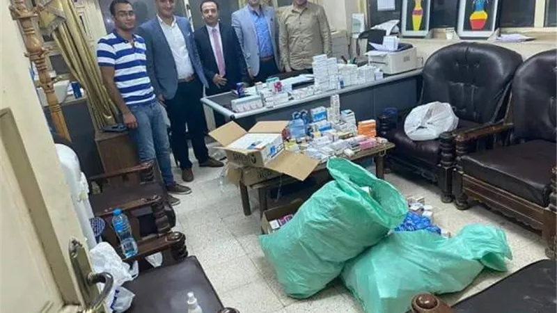 ضبط ادويه منتهية الصلاحيه ببنى سويف