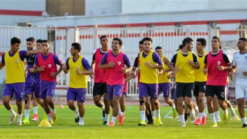فقرة تكتيكية للاعبي الزمالك استعدادا لمواجهة سموحة