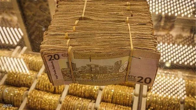 الجنيه السوداني يخسر 42% في 10 أيام