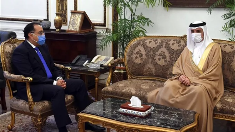 رئيس الوزراء يستقبل سفير البحرين بالقاهرة
