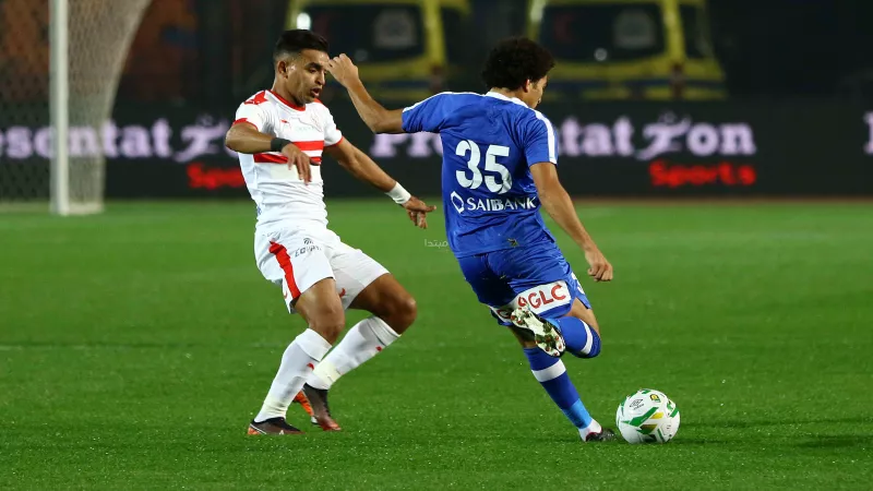 الزمالك يتقدم بهدف ثانى امام سموحة بنيران صديقة