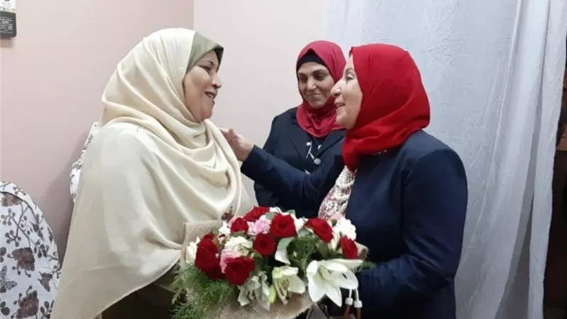 تعيين سيدة القطار بالمجلس القومى للمرأة بالغربية واقامة حفل تكريم لها