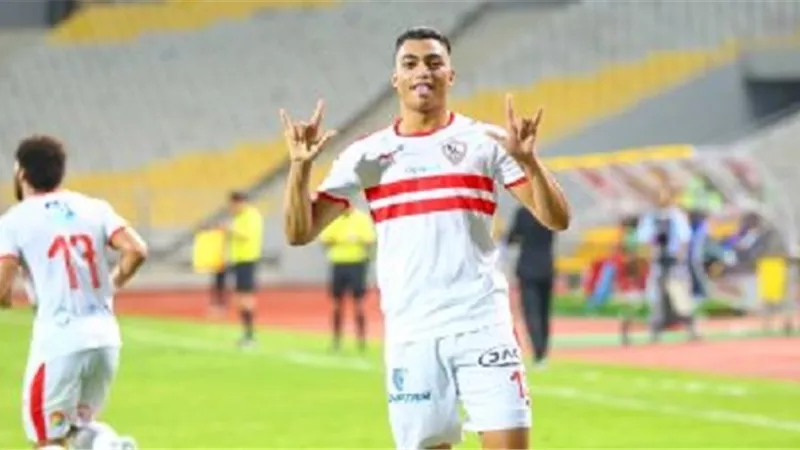 مصطفى محمد يسجل الهدف الثالث للزمالك فى شباك سموحة