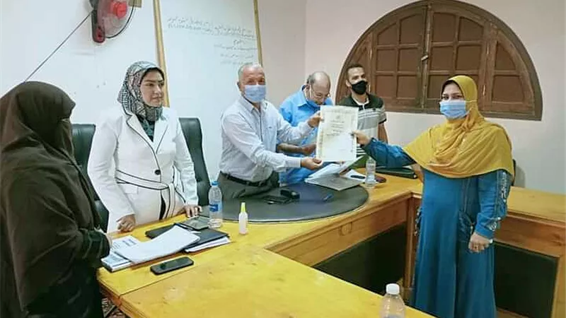 نائب رئيس جامعة أسيوط في زيارة تفقدية للمركز التدريبي