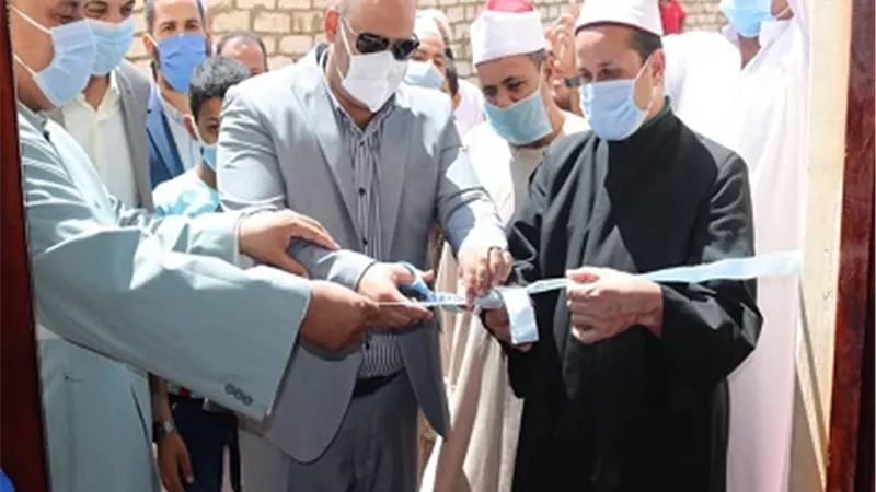 الجيزة تفتتح مسجد بتكلفة ١.٦ مليون جنيه بقرية منديشة بالواحات