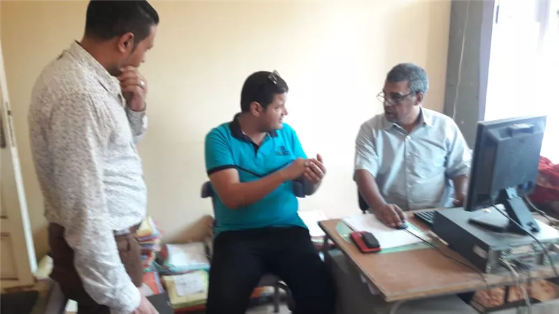 رئيس مدينة أشمون بجولة تفقدية مفاجئة للوحدة المحلية بسنتريس