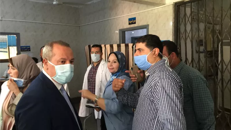 تفقد وكيل وزارة الصحة بالدقهلية الكشف الطبى لمرشحى مجلس النواب