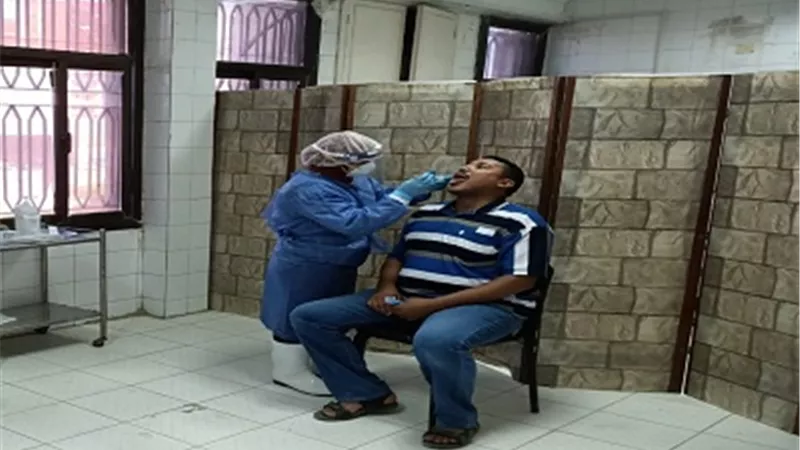 اجراء اختبارات كورونا