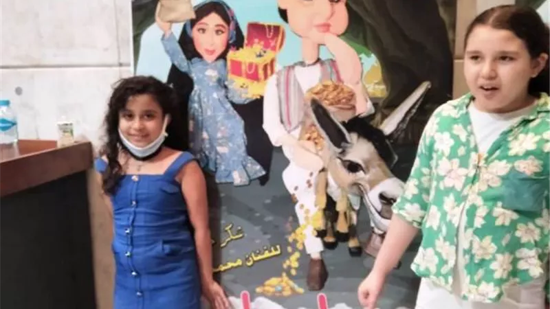 اقبال كبير على مسرحية على بابا والاربعين حرامى بمسرح البالون.. بالصور