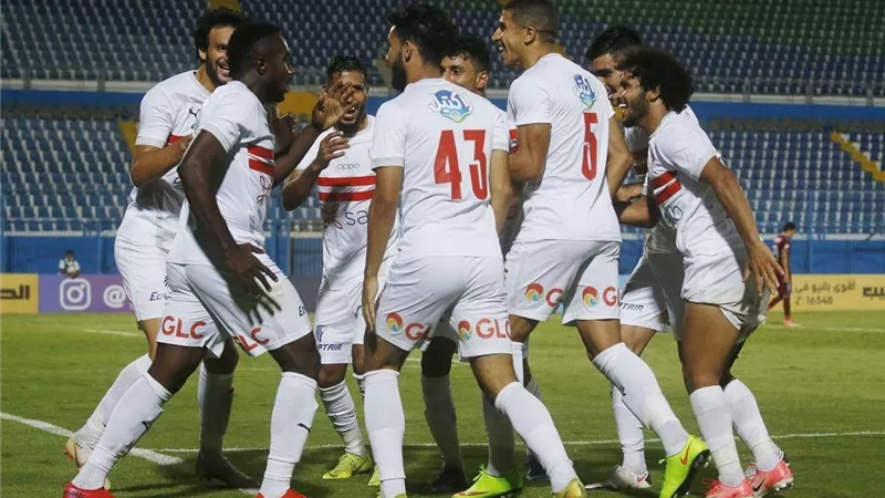مصطفى محمد يفتتح أهداف الزمالك فى شباك الانتاج الحربى.. فيديو