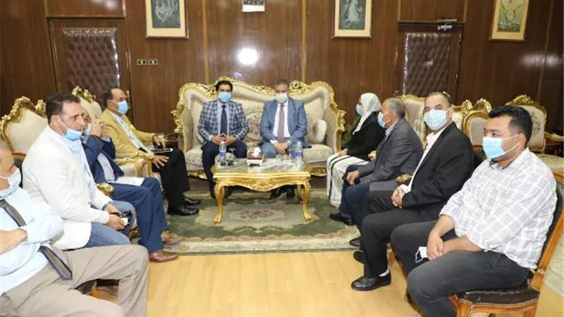 اللواء إبراهيم أبو ليمون وأحمد سمير يدشنان رياضة الميني فوتبول بمحافظة المنوفية