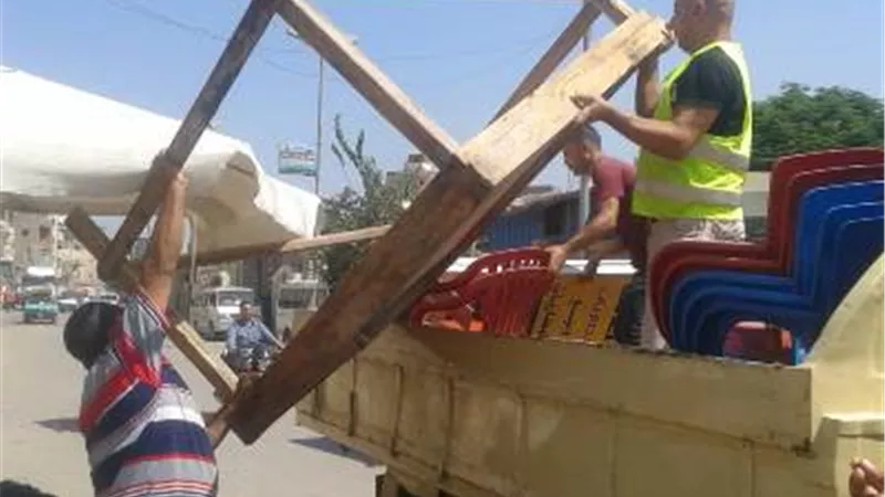 رفع ٥٥ حالة إشغال و ١٤١٠ طن قمامة وصيانة ١٥٩ كشاف وعامود إنارة بنطاق ٨ مراكز