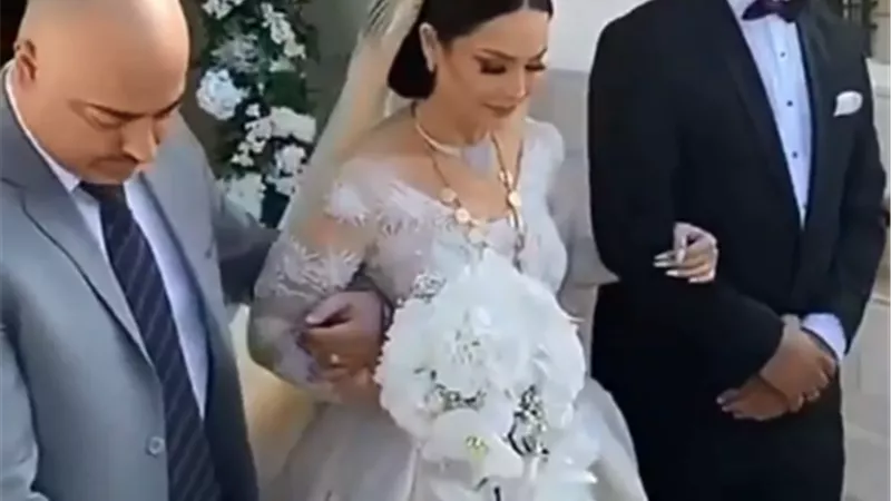 الصور الاولى من حفل زفاف ديانا كرزون.. شاهد