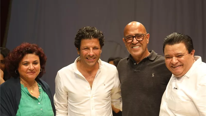 تكريم أشرف عبد الباقي و إياد نصار فى سينما مصر