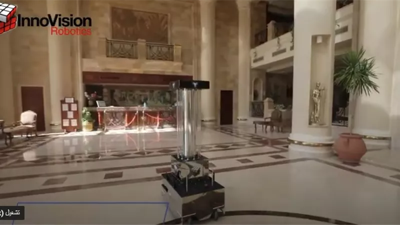 في مصر .. اينوفجين روبوت يقضي على كورونا بدون تدخل بشري وينافس عالميا