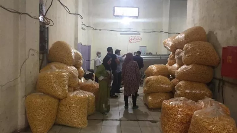 مباحث تموين القليوبية: ضبط مصنع سناكس ومخزن سكر تموينى ومحل لبيع المشغولات الفضية