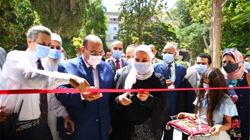 وزيرة التضامن الاجتماعي تفتتح معهد التدريب والبحوث للصحة الإنجابية بعد استكمال تطويره