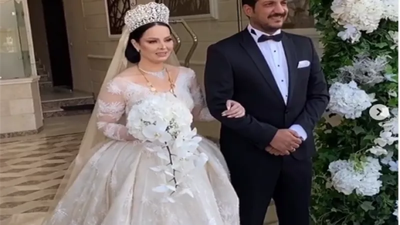 زفاف ديانا كرزون ومعاذ العمرى ينتهى باستدعاء من قوات الأمن