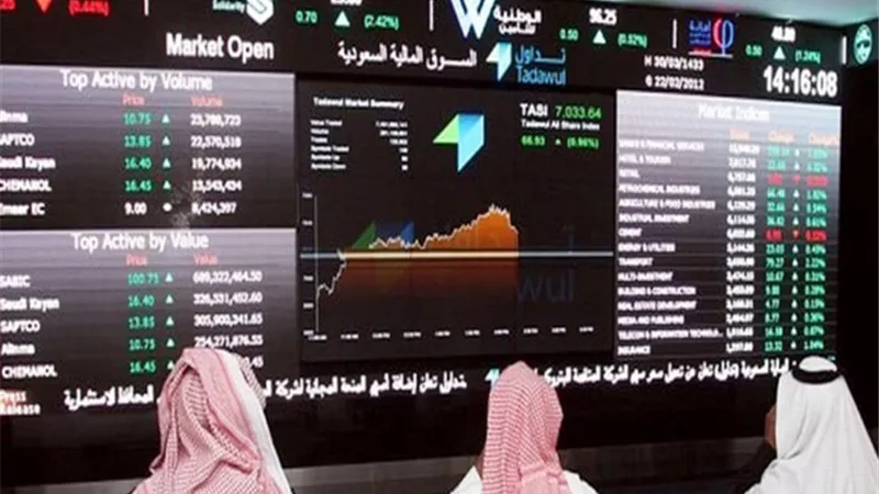 ارتفاع الأسهم السعودية متفوقة على بورصات الخليج بفضل القطاع المصرفى