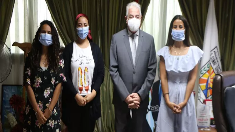 محافظ جنوب سيناء يستقبل احدي شركات نحو مجتمع خالي من المعوّقات