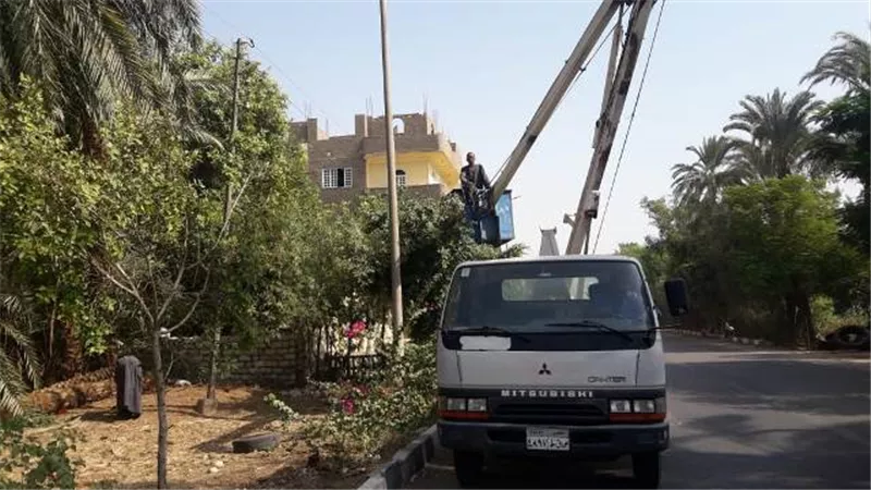 حملة نظافة بقريتى الضبعية والبعيرات غرب الأقصر.صور