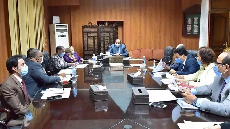 ١٣نوفمبر بدء الدراسة بالتعلم المدمج بجامعة بنى سويف