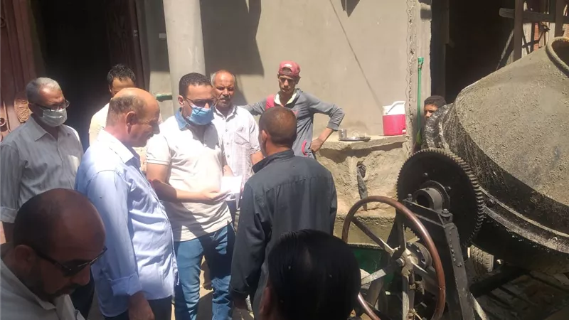 لجنة المتابعة تتفقد مستوى الخدمات بقرية أبسوج