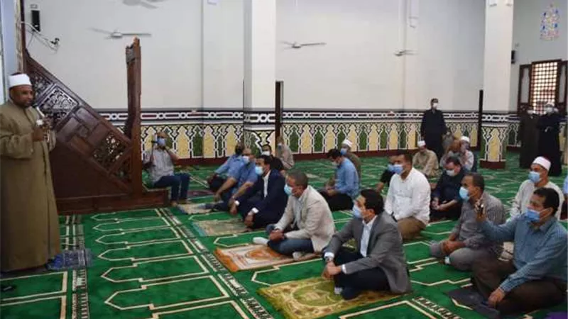 محافظ الفيوم يفتتح مسجد 