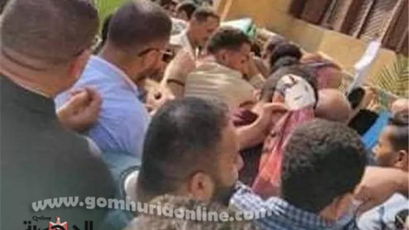 زحام للمرشحين وانصارهم أمام مجمع محاكمة سوهاج لتقديم أوراق الترشح
