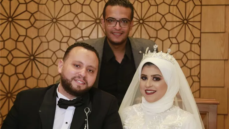 ألف مبروك زفاف أحمد وسماء