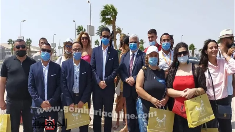 وصول اول طائرة من أرمينيا لمطار شرم الشيخ الدولى بعد توقف ستة أشهر