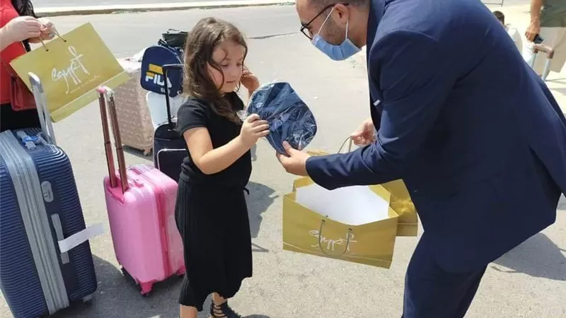 الوفد الإعلامي المرافق لاول طائرة أرمينية يشيد بإجراءات مطار شرم الشيخ الاحترازية