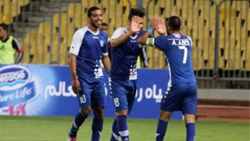 اسوان يتقدم على الزمالك برأسية ابراهيم جلال فى الشوط الاول